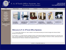 Tablet Screenshot of otooleofficesystems.com